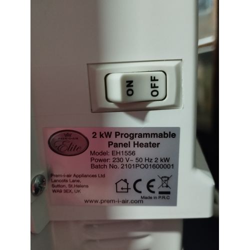 326 - Prem-I-Air Elite 2kw Programmable Panel Heater. Tested for Power. Approx. 98cm Length