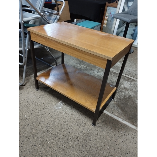 327 - Small Side Table. Approx. 66H x 76W x 46D