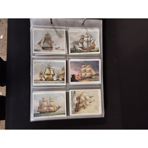 368 - Selection of Vintage Collectable Cigarette Cards in Display Folder. Brands include John Player, Will... 