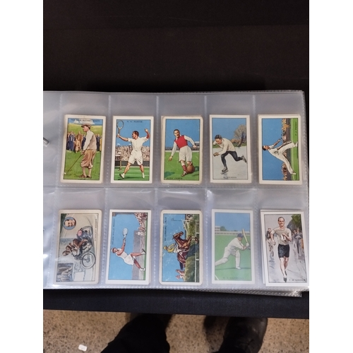 370 - Selection of Vintage Collectable Cigarette Cards in a Folder includes Brands, Gallaher and Park Driv... 