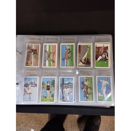 370 - Selection of Vintage Collectable Cigarette Cards in a Folder includes Brands, Gallaher and Park Driv... 