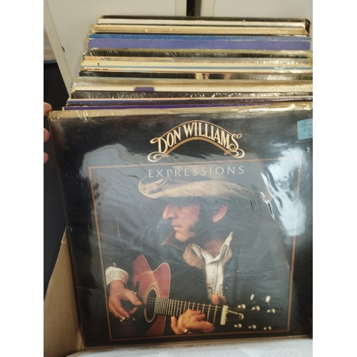 378 - Selection of Vintage Collectable Vinyl Records of Country Music inc Merle Haggard, Don Williams, Flo... 