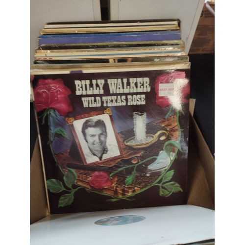 378 - Selection of Vintage Collectable Vinyl Records of Country Music inc Merle Haggard, Don Williams, Flo... 