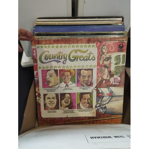 378 - Selection of Vintage Collectable Vinyl Records of Country Music inc Merle Haggard, Don Williams, Flo... 