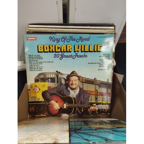 378 - Selection of Vintage Collectable Vinyl Records of Country Music inc Merle Haggard, Don Williams, Flo... 