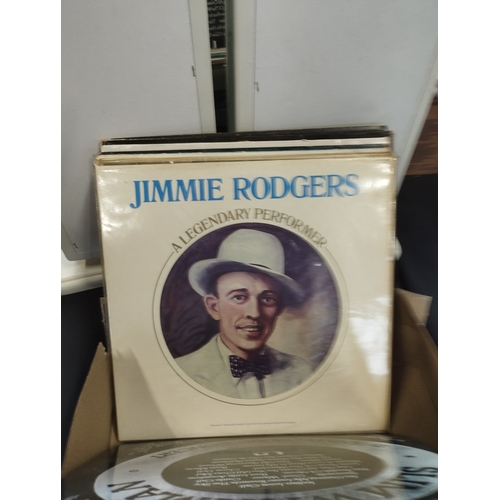 378 - Selection of Vintage Collectable Vinyl Records of Country Music inc Merle Haggard, Don Williams, Flo... 