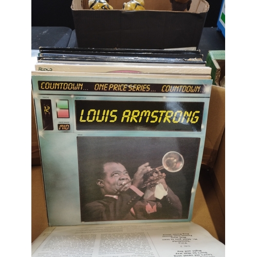 393 - Selection of Vintage Collectable Vinyl Jazz Records inc Miles Davies, Louie Armstrong, Duke Ellingto... 