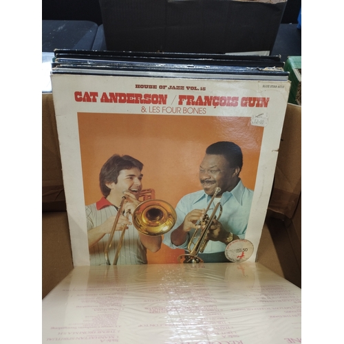 393 - Selection of Vintage Collectable Vinyl Jazz Records inc Miles Davies, Louie Armstrong, Duke Ellingto... 