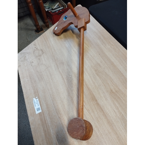 406 - Vintage Wooden Hobby Horse