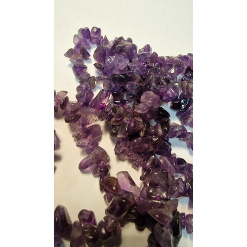 457 - A selection of amethyst 
Weight approximately 59.74g