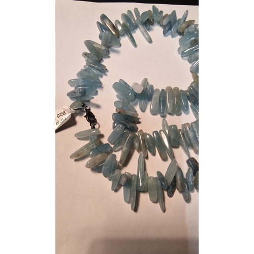 459 - A selection of rough aquamarine Stringed
Weight approximately 81.11