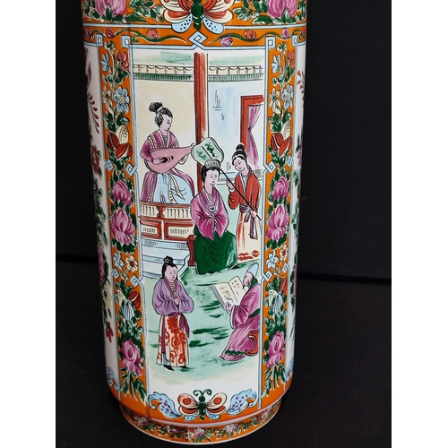 15 - Large Oriental style Vase approx. 41.5cm tall