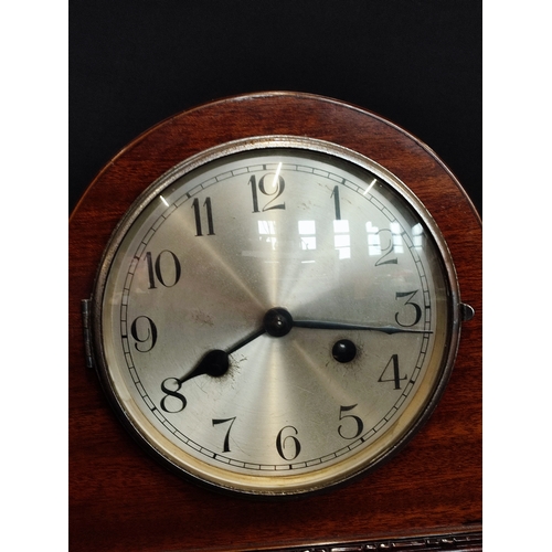 19 - Large Vintage wooden Mantel Clock