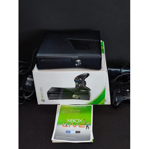 36 - Xbox 360 with controller and Kinect