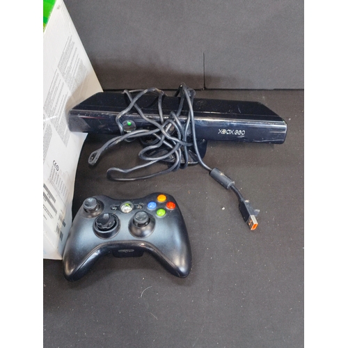 36 - Xbox 360 with controller and Kinect