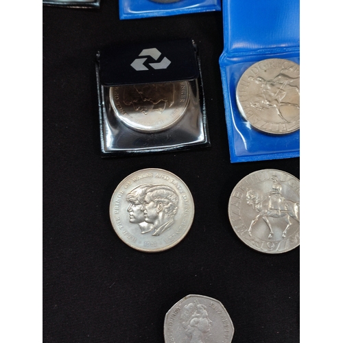 38 - Collection of old commemorative coins