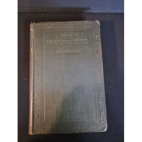 54 - A The Undying fire by HG wells 1919.  SIGNED by H.G. Wells (not authenticated)