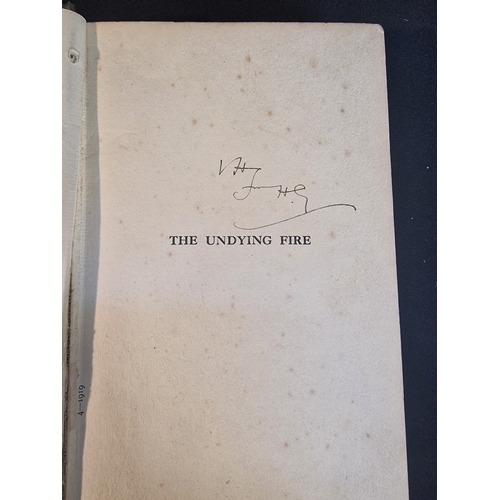 54 - A The Undying fire by HG wells 1919.  SIGNED by H.G. Wells (not authenticated)