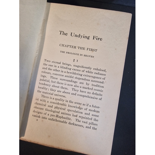 54 - A The Undying fire by HG wells 1919.  SIGNED by H.G. Wells (not authenticated)