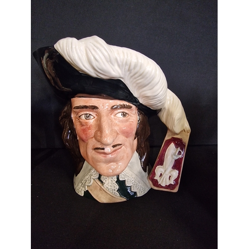 60 - Full Set Of Large Royal Doulton Character Jugs D'Artagnan (dated 1982) with Athos (dated 1955), Port... 