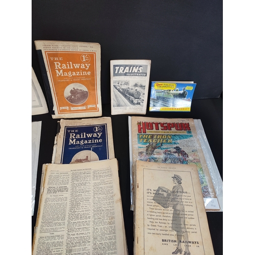 111 - Collection of Ephemera including Railways, Trains and Comics