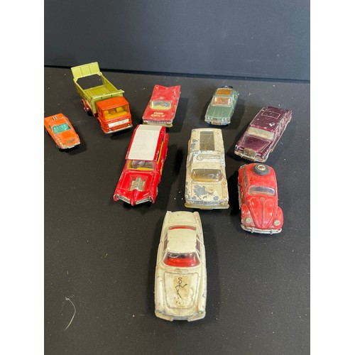 178 - Selection Of Vintage Corgi Cars Inc The Saint, Mercedes 600 Pullman, The Monkees Roadster & Others