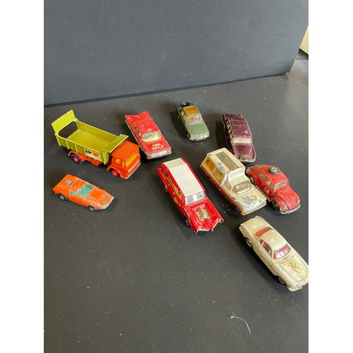 178 - Selection Of Vintage Corgi Cars Inc The Saint, Mercedes 600 Pullman, The Monkees Roadster & Others