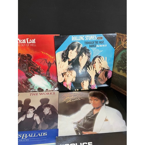 44 - Selection Of Vinyl Inc Beatles, Meatloaf, Rolling Stones & More