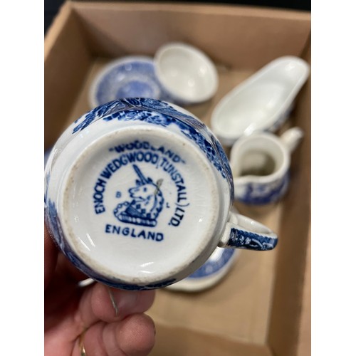 68 - Selection Of Vintage Blue & White Pottery Inc Wedgwood