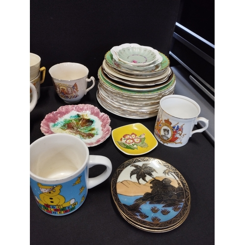 76 - Selection of Vintage Collectable Tableware and Glasses inc Babycham, Bone China, Oriental, Crown Duc... 