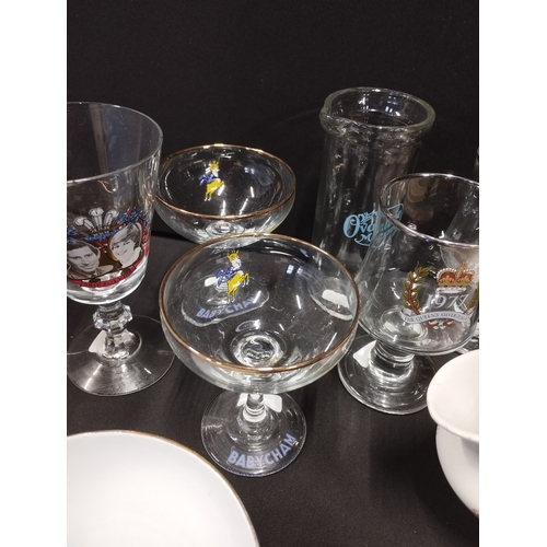 76 - Selection of Vintage Collectable Tableware and Glasses inc Babycham, Bone China, Oriental, Crown Duc... 