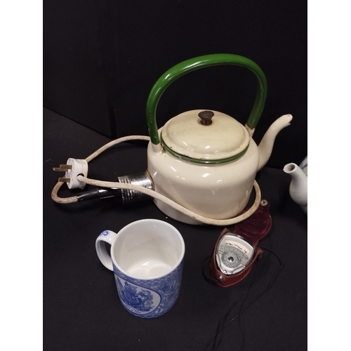 77 - Vintage Kettle, Teapots and Cups