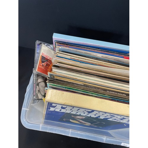 74 - Selection Of Vinyl & Cassettes Includes Johnny Cash & Frank Sinatra