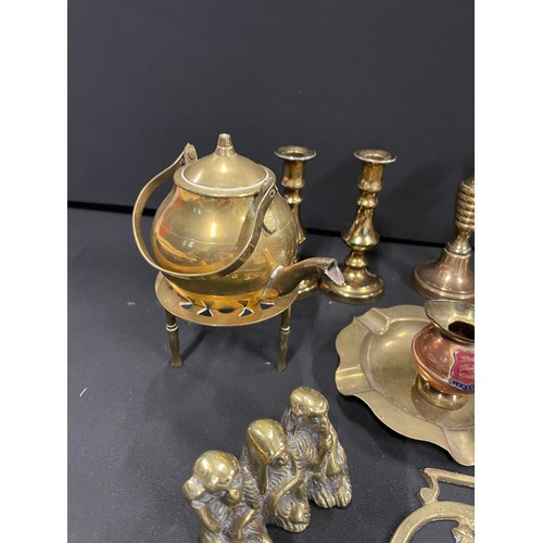 103 - Selection Of Mixed Brassware