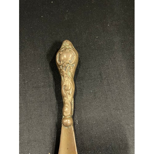 104 - Early 20th Century Solid Copper Shoe Horn