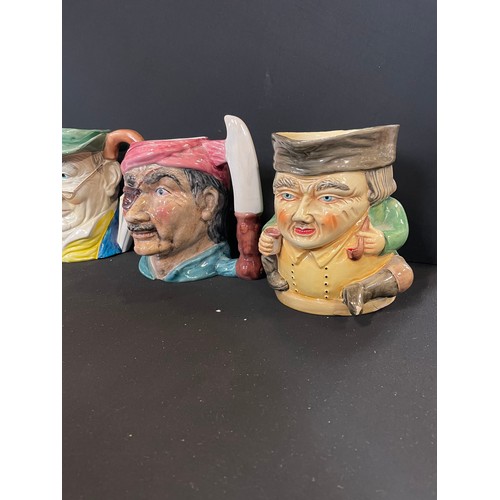 172 - Selection Of Large Character Jugs