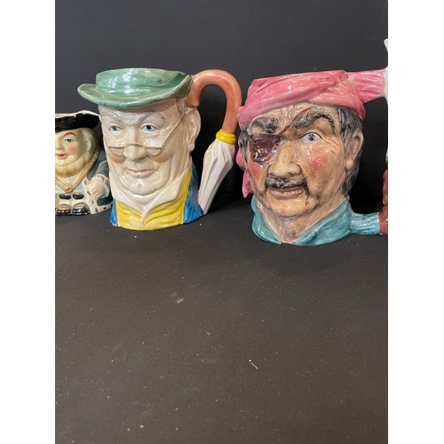 172 - Selection Of Large Character Jugs