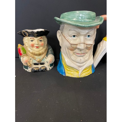 172 - Selection Of Large Character Jugs