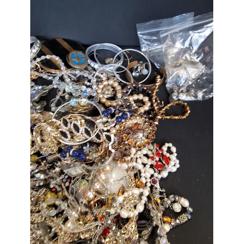 230 - A large selection of costume jewellery.