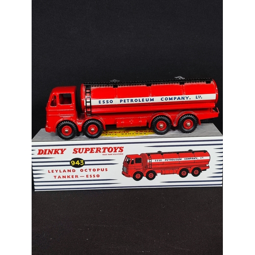 253 - Vintage Dinky Supertoys Leyland Octopus Esso Tanker and Foden Flatbed