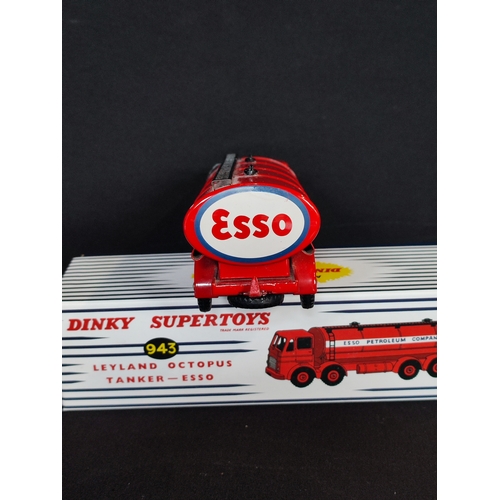 253 - Vintage Dinky Supertoys Leyland Octopus Esso Tanker and Foden Flatbed