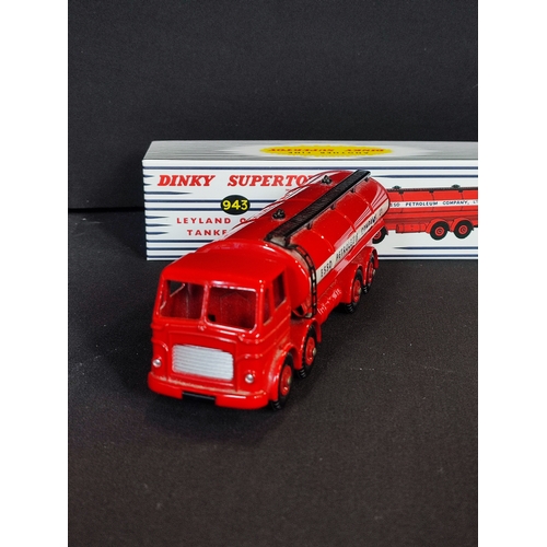 253 - Vintage Dinky Supertoys Leyland Octopus Esso Tanker and Foden Flatbed