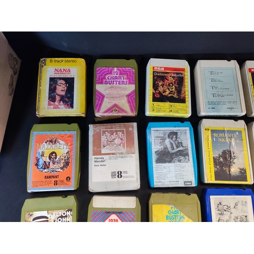 263 - Collection of 20 8 track tapes including Elton John, Buddy Holly and Beach Boys