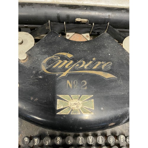 288 - Antique Lowes Empire No2 Typewriter