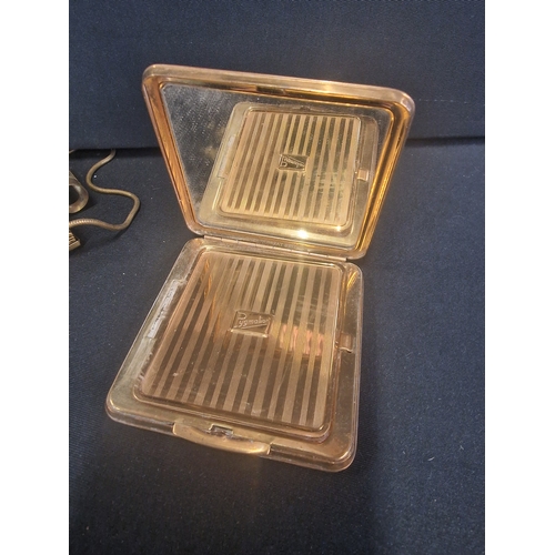 308 - Three vintage ladies compact and vanity cases.  All complete.