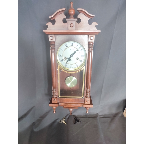 358 - Lincoln 31 day mechanical wall clock