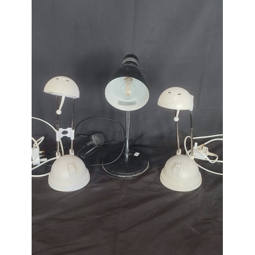 359 - 3 Desk lamps