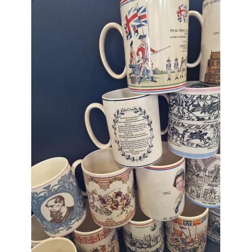 362 - A large collection of wedgewood of Etruria and Barkaston mugs all various designs.  23 in total