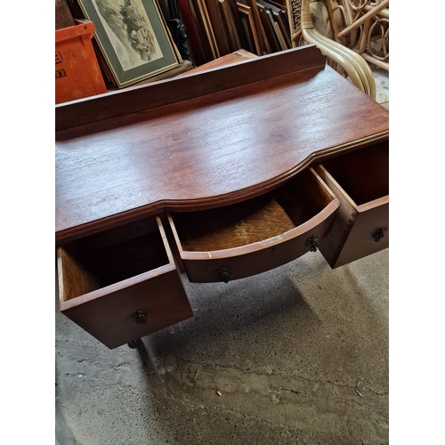 395 - Solid wood vintage dressing table.