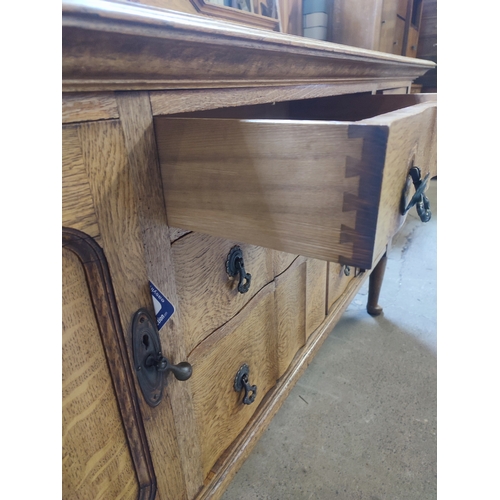 405 - Antique oak sideboard